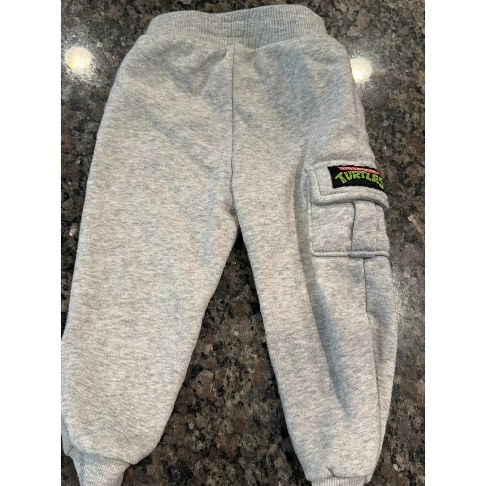 Nickelodeon TMNT Hoodie and Jogger Set Kids 18M Gray
